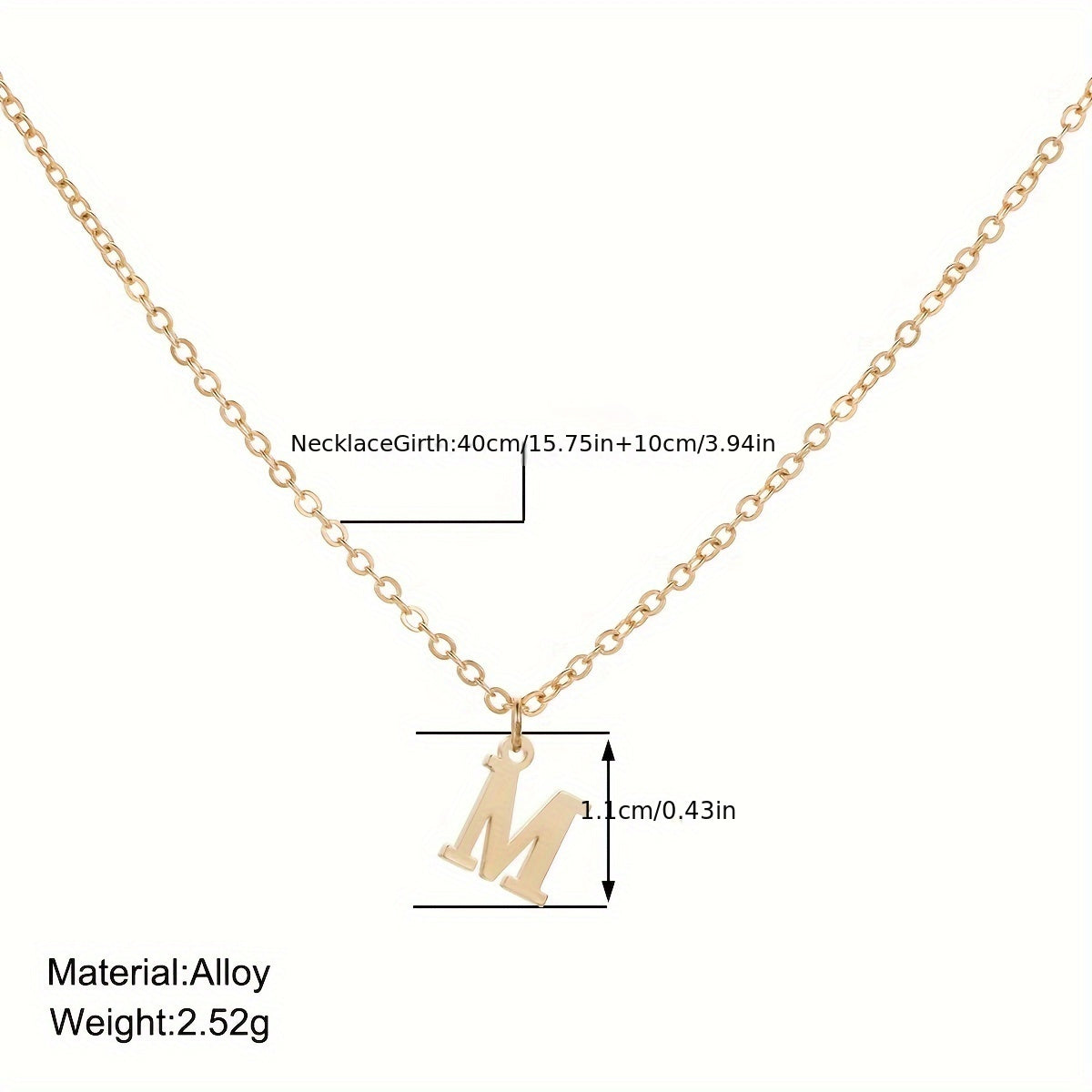 LÉTTERA Initial Necklace