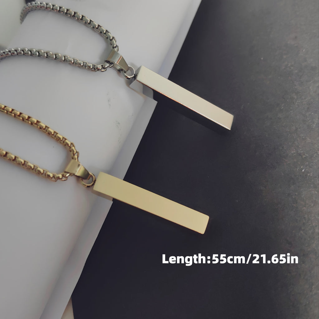 REBEL BAR Pendant Necklace