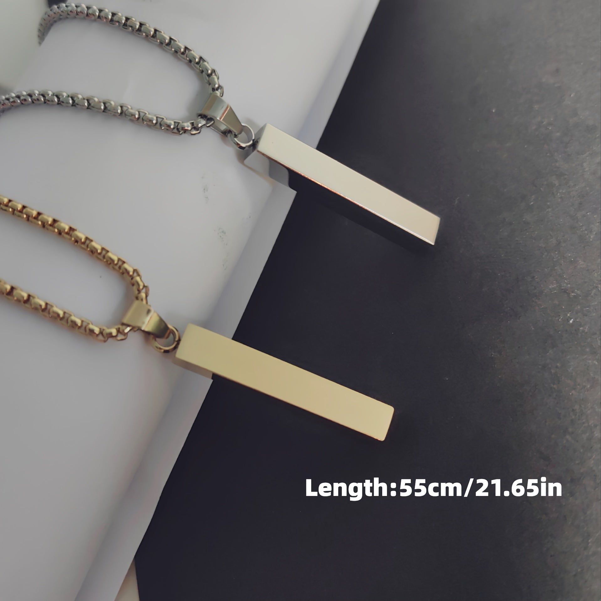 REBEL BAR Pendant Necklace