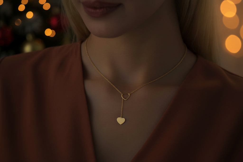 AMORÉE Gold Heart Necklace