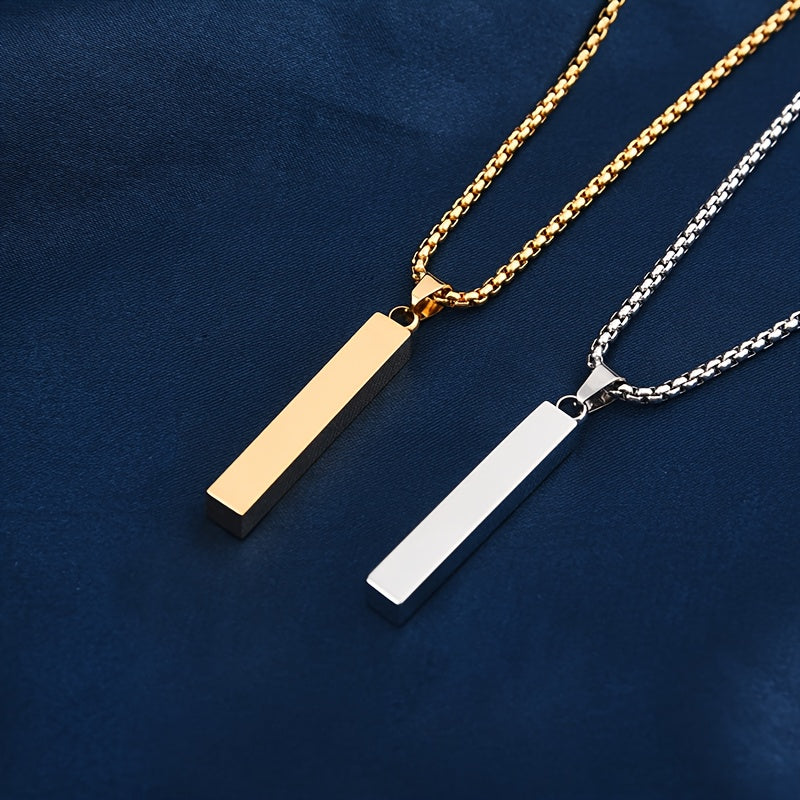 REBEL BAR Pendant Necklace