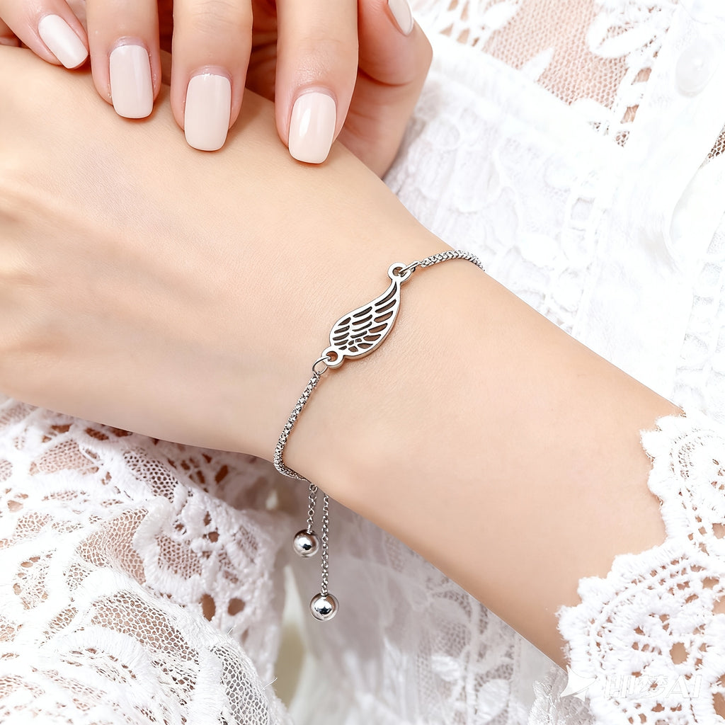 ANGEL WING Silver Bracelet