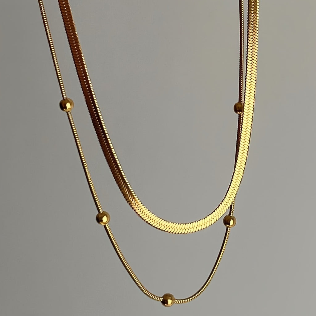 VELORA Double Layer Necklace