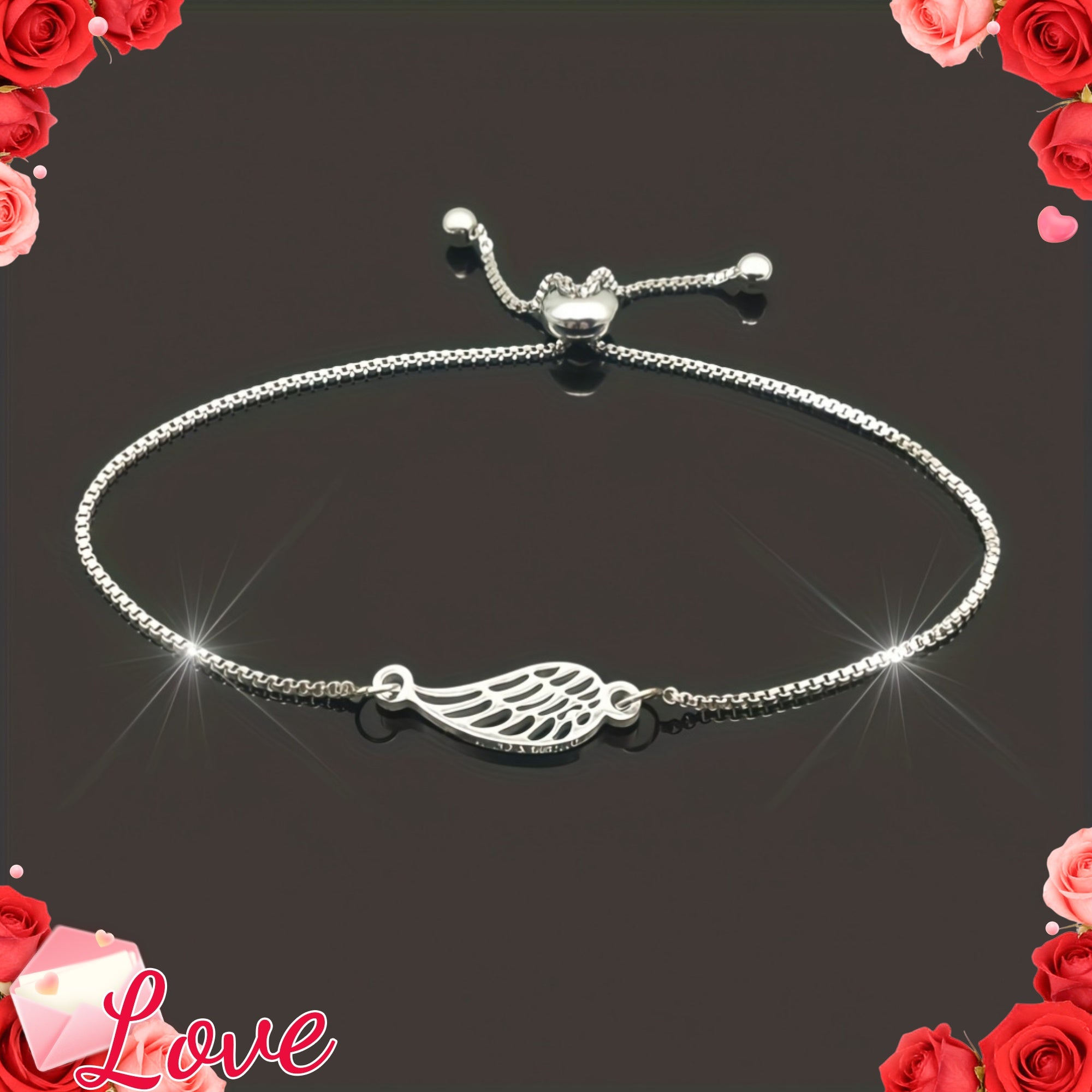 ANGEL WING Silver Bracelet