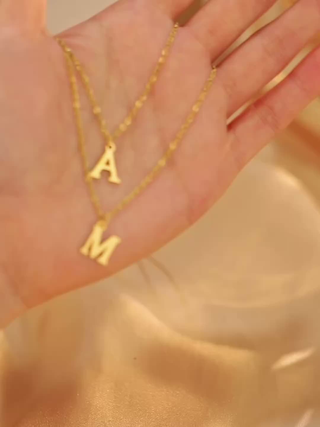 LÉTTERA Initial Necklace