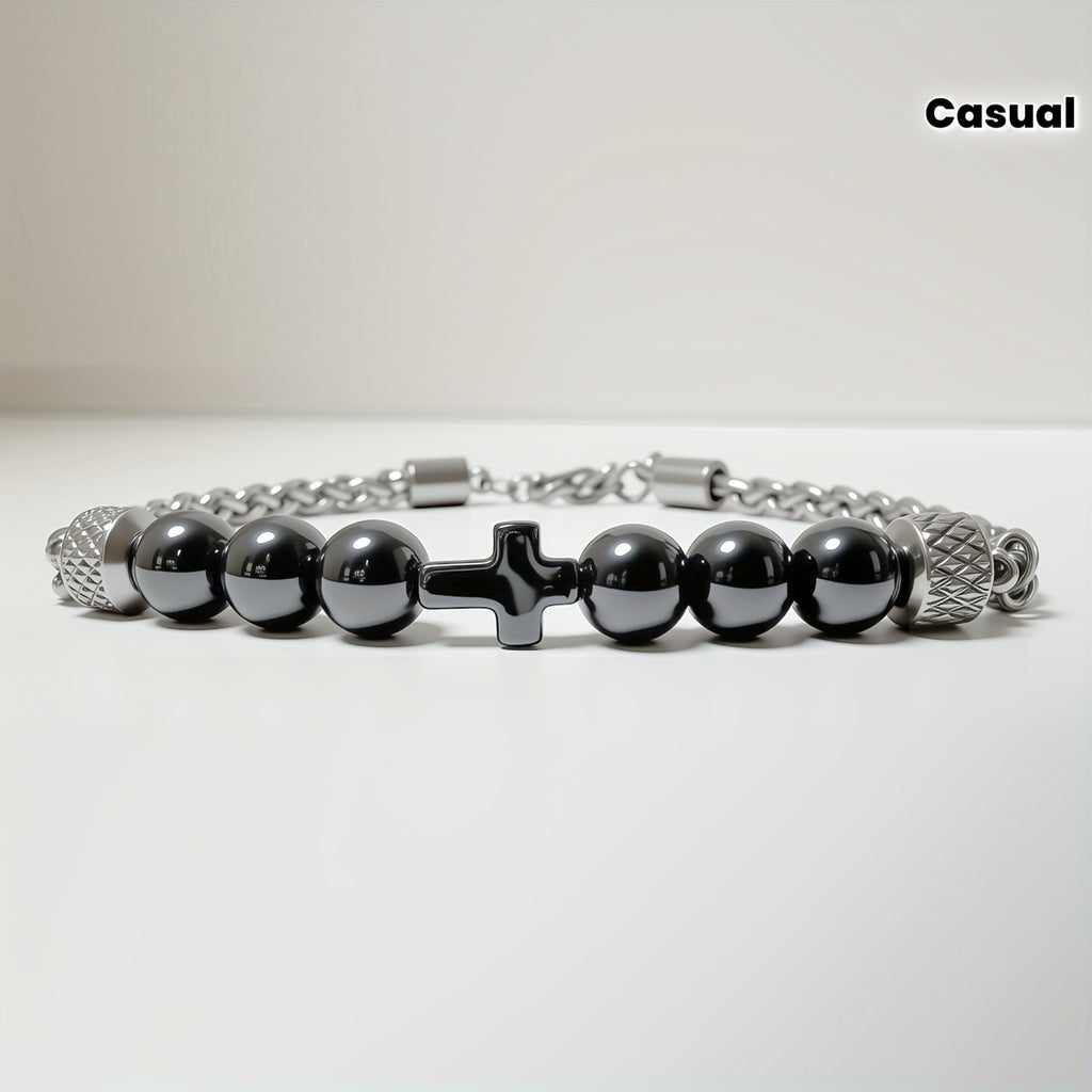 NOIR CROSS Bracelet