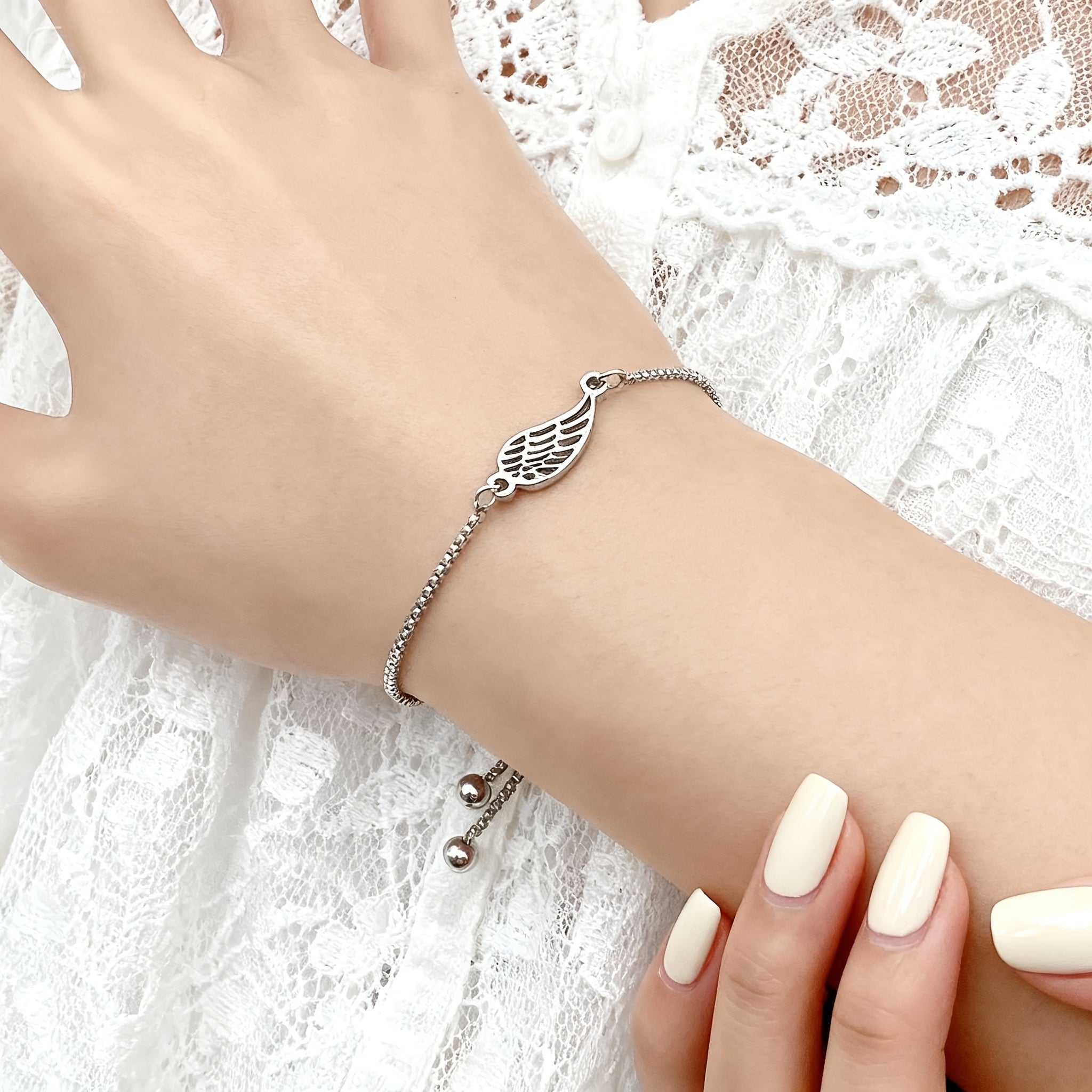 ANGEL WING Silver Bracelet