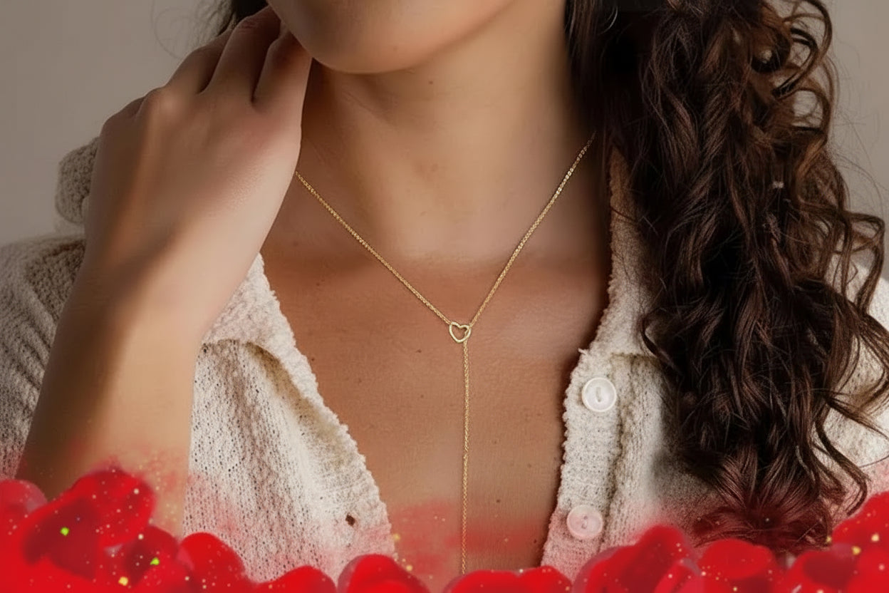 AMORÉE Gold Heart Necklace
