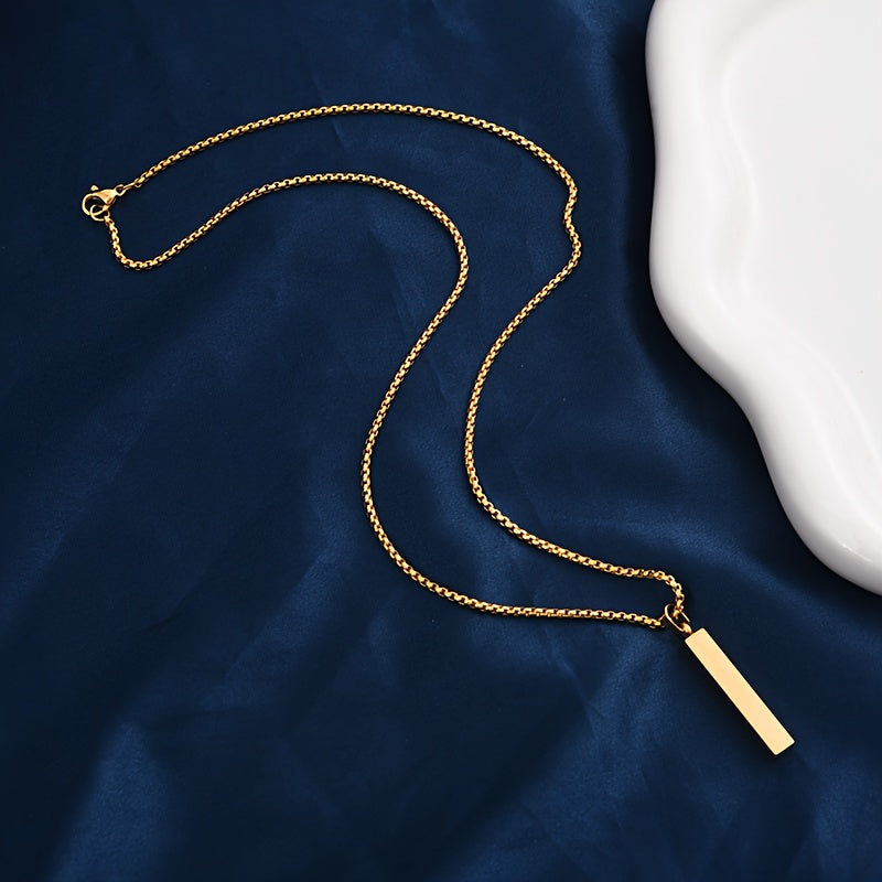 REBEL BAR Pendant Necklace