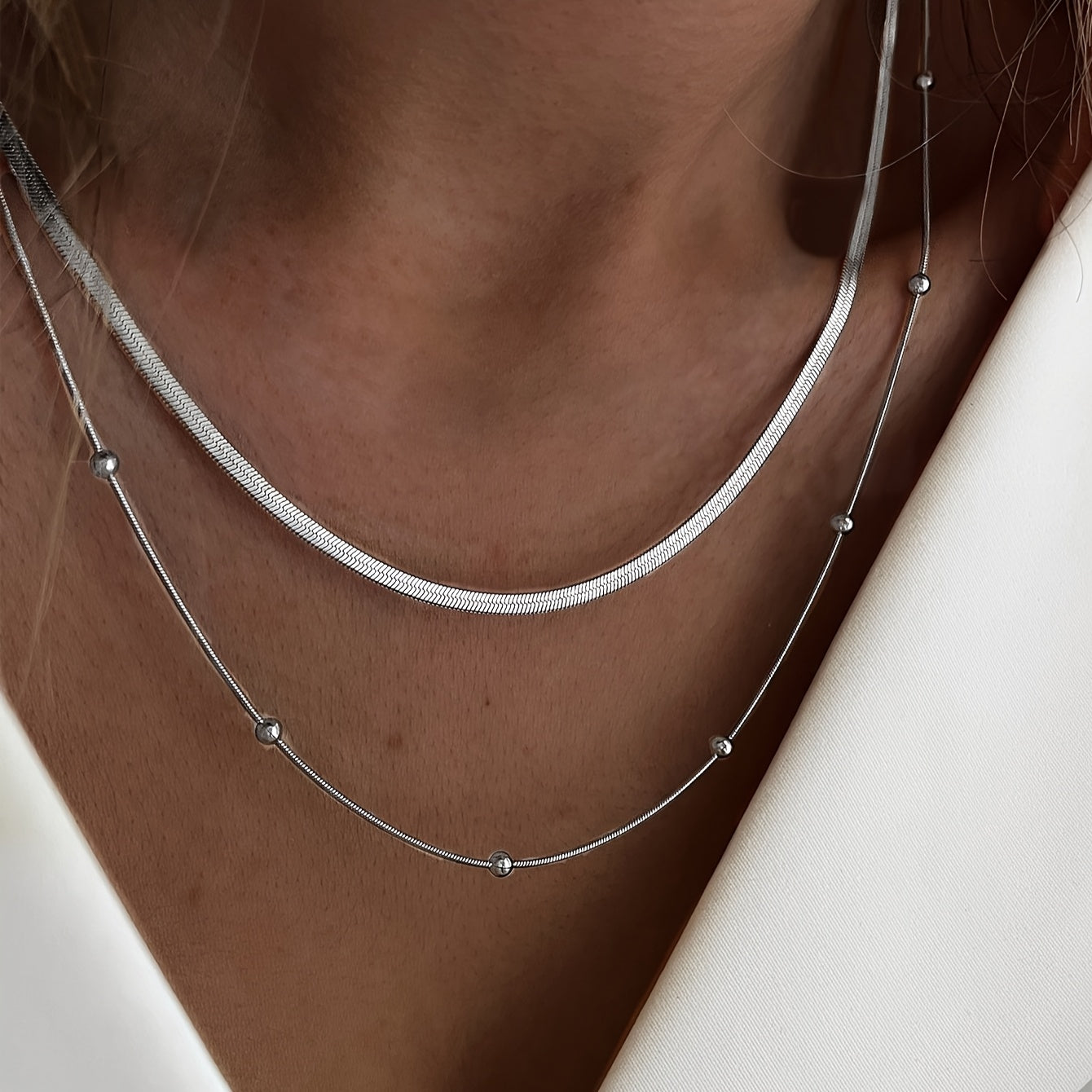 VELORA Double Layer Necklace